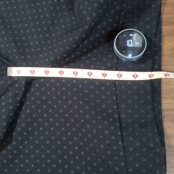 Margaret M Polka Dot Straight Leg Slimming Pants Medium - Picture 10 of 10